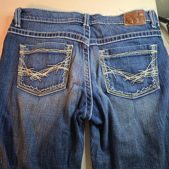 BKE Denim Stretch Mid‎ Rise Drew Bootcut Jeans Women's Size 28 - Picture 3 of 6